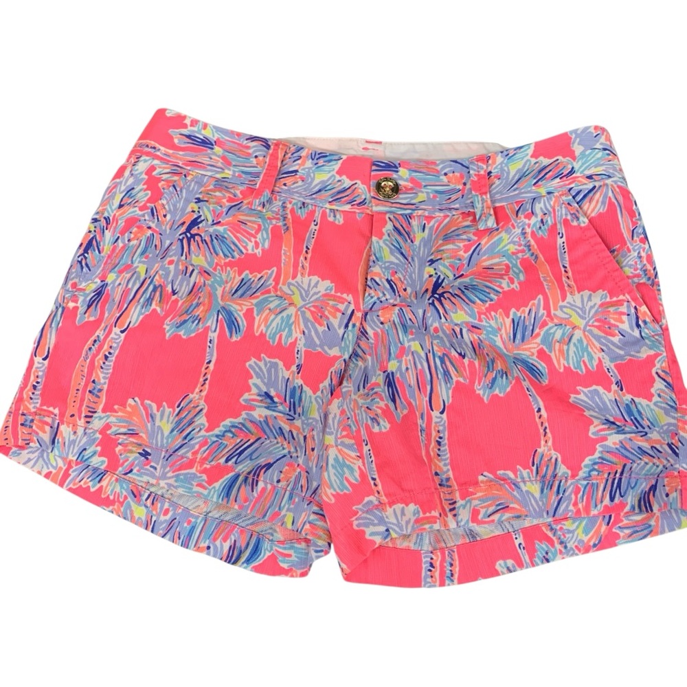 LILLY PULITZER Palm Print‎ Shorts - Size 2
